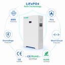LiFePO4 51.2V Wall Mounted Battery Series - 2